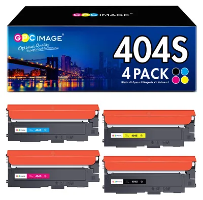 Produktbild von GPC IMAGE CLT-P404C Tonerkartusche Kompatibel für Samsung CLT-K404S C404S Y404S M404S Toner für Xpress SL C480W C480FW C430W C480FN C480 C430 C48X C43X Series (4er-Pack, Schwarz Cyan Gelb Magenta)