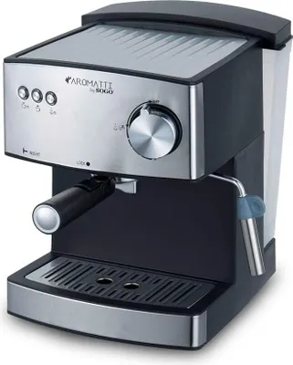 Produktbild von Sogo CAF-SS-5675, Espressomaschine, 0,6 l, Kaffeekapsel, Kaffeepad, Gemahlener Kaffee, Schwarz, Rot, Weiß