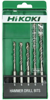 Produktbild von HM-Bohrersatz 782530 SDS-Plus 5-tlg. 5/6/8X110 + 6/8X160
