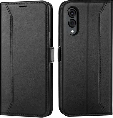 Obrázek produktu pro Pouzdro na mobilní telefon pro Samsung Galaxy S25 Edge kryt flipové pouzdro skládací pouzdro ochranný kryt, černé