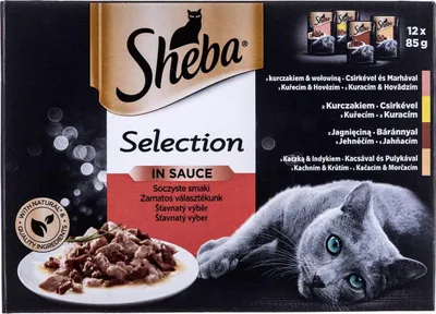 Produktbild von Sheba 3065890095939, Adult, Rind, Huhn, Ente, Lamm, Truthahn, 85 g
