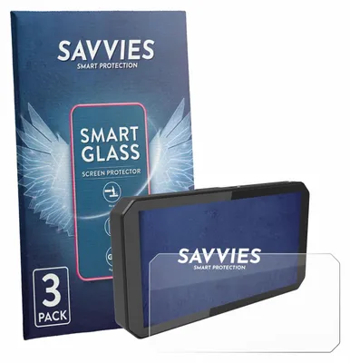 Produktbild von 3x Savvies Schutzglas Folie für Innovv N1 Pro 5.99" 9H Panzer Schutzfolie Glas Displayschutz klar transparent
