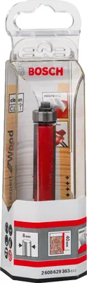 A product package for a Bosch router bit.