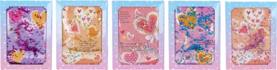 Produktbild von Notizbuch 15 x 21 cm, 80 Blätter, Herz, Glitzer mit Flüssigkeit