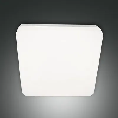 Produktbild von Fabas Luce LED Außen-Deckenleuchte Folk 60x280mm 27W Warmweiß IP65 Weiß