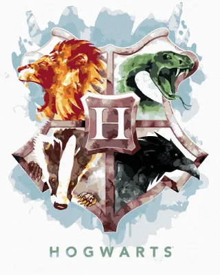 Image de Zuty - Peinture par numéros - ERB AVEC LES RAILIONS DE BRADAVIC (HARRY POTTER), 40 x 50 cm, toile tendue sur châssis