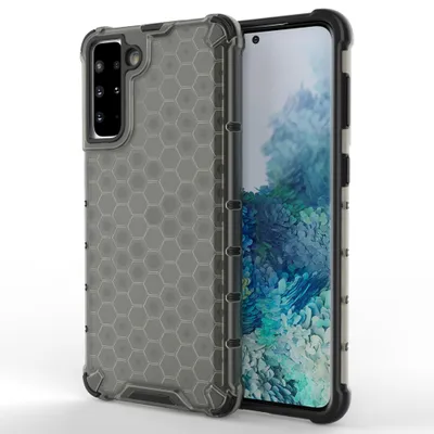 Image de Coque Renforcée Honeycomb pour Samsung Galaxy S21 Plus 5G/S30 Plus - Noir KP10011