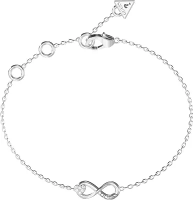 Image de Bracelet infini en argent Guess zirconia pour femmes