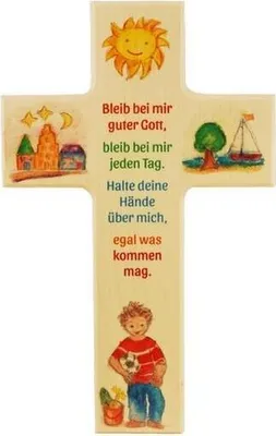 Produktbild von Kinderkreuz Bleib bei mir, guter Gott ...