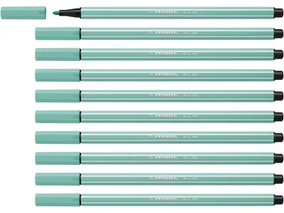 Image de Feutre STABILO Premium - Pen 68 - Lot de 10 - eucalyptus