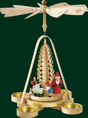 Obrázok produktu pre Stolová pyramída s vianočnou lampičkou Výška = 28 cm NOVINKA