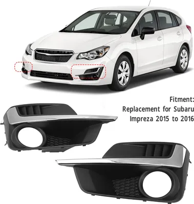 Immagine prodotto di Copertura fendinebbia 57731FJ300 Ricambio copertura lampada per Subaru Impreza dal 2015 al 2016