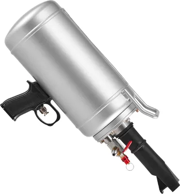 Produktbild von SucceBuy Tragbares Reifenfüllgerät 6 L mit Luftstrahlfunktion, Hand-Reifenfüllwerkzeug für Kleinwagen, Motorräder und E-Bikes, 0,6-0,8 MPa, Silber