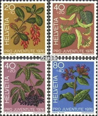 Produktbild von Briefmarken Schweiz 1976 Mi 1083-1086 (kompl.Ausgabe) postfrisch Pro Juventute