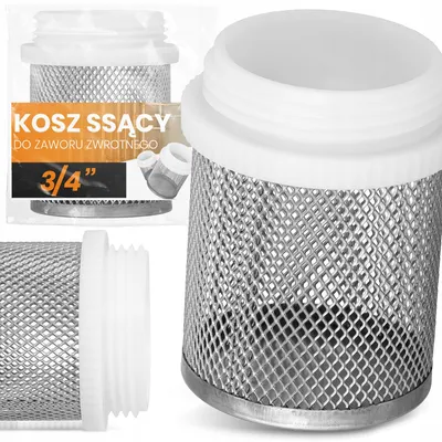 Produktbild von TRCR Saugkorb für Rückschlagventil 3/4 Zoll Edelstahl Wasserfilter