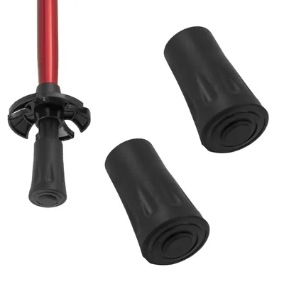 Produktbild von MidGard Nordic Walking Ersatzpads - Gummipuffer für Wander- und Trekkingtouren 2 Stück