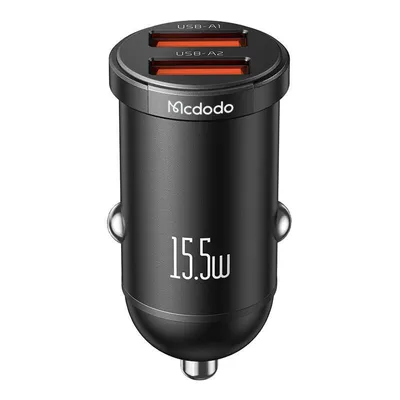 Produktbild von Mcdodo CC-2950 Autoladegerät, 2x USB, 15,5W (schwarz)