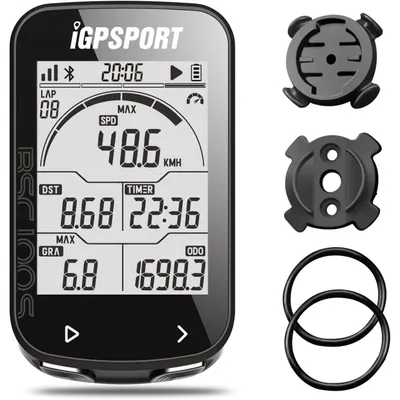 Image de Compteur GPS vélo sans fil - Compteur ANT+ - Compteur de vitesse - Écran 2,6 pouces - Étanche IPX7