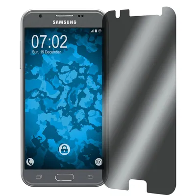 Produktbild von 1er-Pack PhoneNatic Glas-Folie Privacy  kompatibel mit Samsung Galaxy J3 Emerge - Panzerglas für Galaxy J3 Emerge