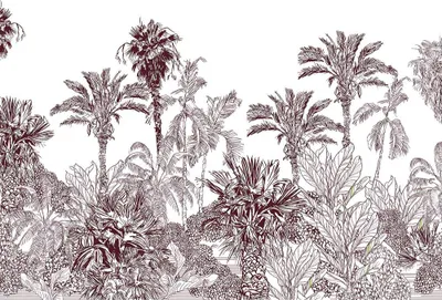 Produktbild von Fototapete Vlies FTNS 1273 Jungle braun 5-tlg. 375 x 270 cm