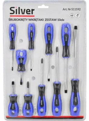 Produktbild von SilverTools Magnetischer Schraubendreher-Satz, 10-teilig, S11592
