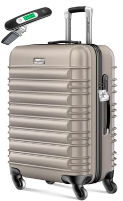 Produktbild von KESSER® Reisekoffer Hartschalen Koffer mit Zahlenschloss, Waage + Gepäckanhänger