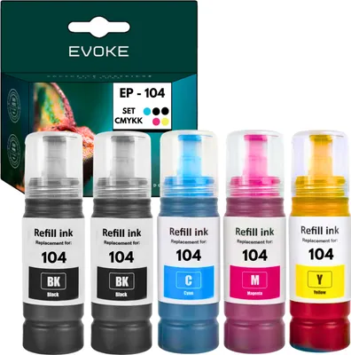 Obrázok produktu pre Kazety pre Epson 104 XL tri sady T104  ECOTANK ET 2710 ET 2715 ET 2720 ❇️