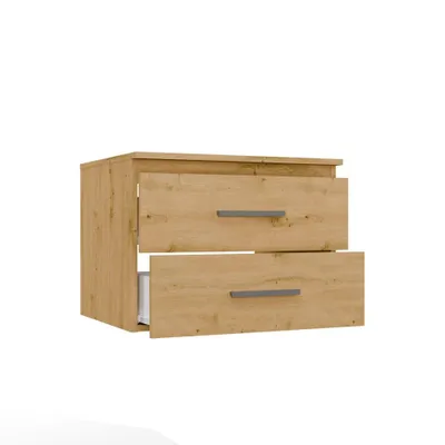Image de Meuble sous-vasque NEL 60 avec 2 tiroirs, ARTISAN OAK
