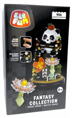 Image de Elefun Fantasy Collection Panda Jouet de construction 906 pièces