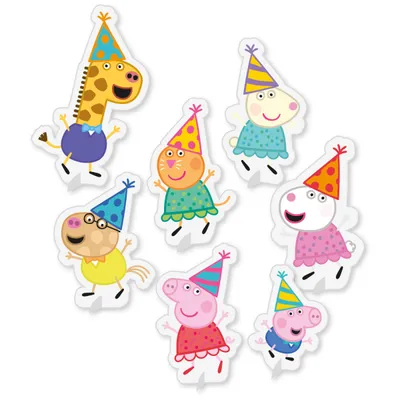 Produktbild von Peppa Wutz Tischdekoration Tischaufsteller