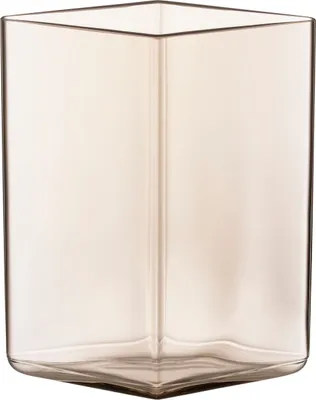 Produktbild von Iittala Ruutu Vase - 115 x 140 mm - Leinen 1052180