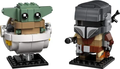 Zdjęcie produktu dla LEGO® BrickHeadz 75317 Mandalorianin™ i dziecko