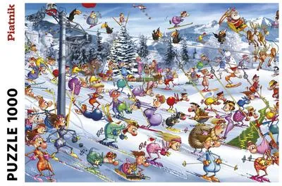 Image de Piatnik 5351 - Ruyer, Ski de Noël 1000 pièces