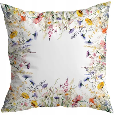 Produktbild von HomeView Dekorativ Kissenhülle Frühling Blumen 50x50 cm
