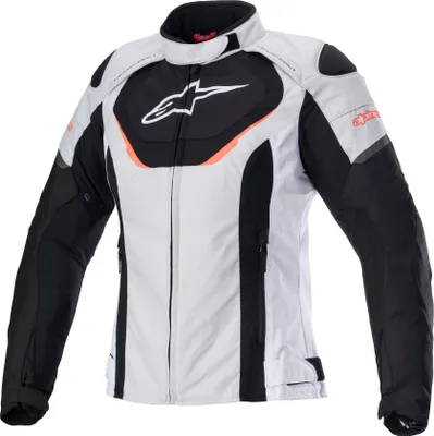 Produktbild von Alpinestars Stella T-Jaws V3 Wasserdichte Damen Motorrad Textiljacke Farbe: Grau/Schwarz/Weiß, Grösse: L