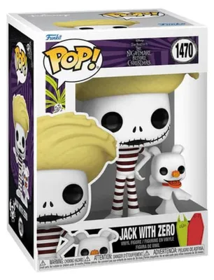Immagine prodotto di Statuetta Funko POP The Nightmare Before Christmas 1470 Jack with Zero