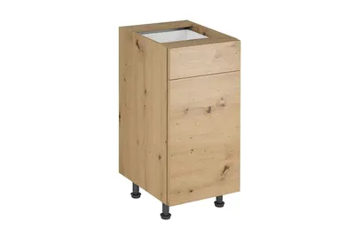 Produktbild von Küchenunterschrank 40 cm mit Schublad ohne Arbeitsplatte,  Langen D40S1 Artisan Eiche
