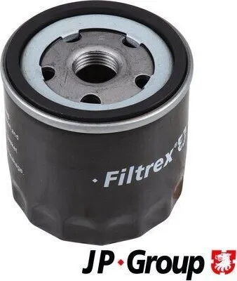 Produktbild von Ölfilter JP GROUP 1118506600 Anschraubfilter für VW Golf VII Schrägheck (5G1, BQ1, BE1, BE2) Polo Schrägheck (6R1, 6C1) Passat Variant (3G5, CB5)