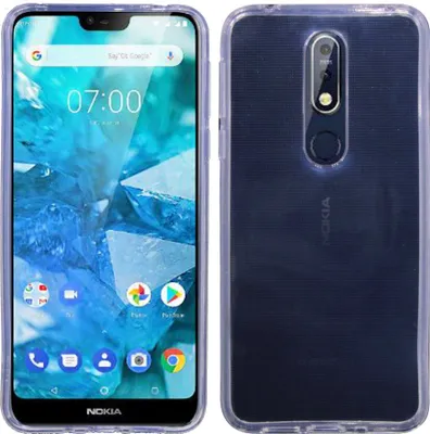 Produktbild von Nokia 7.1 2018 Handy Silikon Schutzhülle Cover Case Transparent