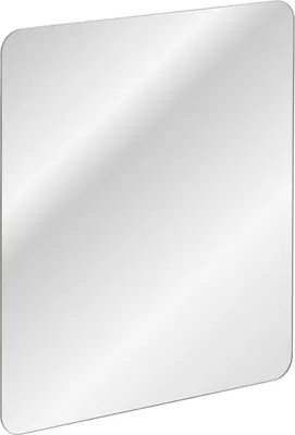 Zdjęcie produktu dla FURNLUX Lustro ścienne Lustro szare 60 cm / Kolor główny: szary / Wymiary: 60 x 70 x 1 cm