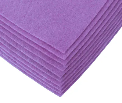 Produktbild von Bastelfilz Bögen 10er-Pack flex Filz A4, Stärke 1,5-2mm, Filzplatte, 50 Farben