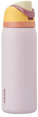 Productafbeelding van Geïsoleerde roestvrijstalen waterfles met rietje voor sport en reizen - BPA-vrij, 940 ml