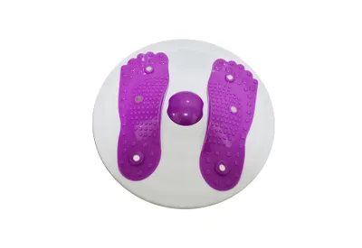 Produktbild von Hüfttrainer: Fitness Waist Twisting Disk für die schlanke Taille, Ø 28cm(Fitness Drehscheibe)Lila