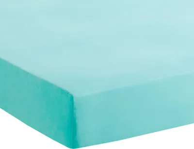 Produktbild von Traumschlaf Feinjersey Kinder-Baby Spannbetttuch 70x140 cm hellblau