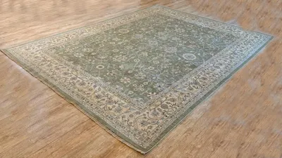 Produktbild von Teppich ZIEGLER-ORIGINAL | Farbe: Grün; Größe: 274x356 cm | strapazierfähig und leicht zu reinigen | Wohnzimmer | Schlafzimmer