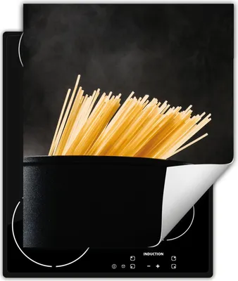 Produktbild von DarHaus Herdabdeckplatte 45x52 cm Anti Rutsch Matte Aufrollbar, Nudeln - Küche