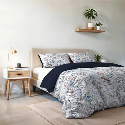 Image de Solidchoice - Ensemble de couette avec une variété de motifs