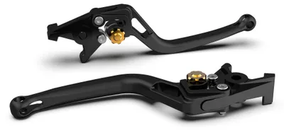 Produktbild von LSL Kupplungshebel BOW L83R,schwarz perlgestrahlt/gold