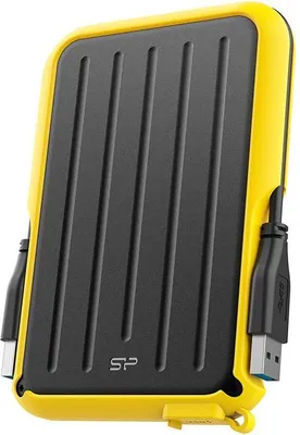 Produktbild von Silicon Power Festplatte 2.5" 2TB USB3.2 A66 Shockproof Yel