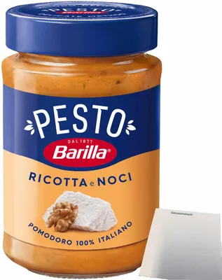 Produktbild von Barilla Pesto Ricotta e Noci alla Siciliana (190g Glas) + usy Block
